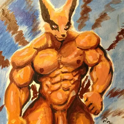 kurama (naruto) created by pinumontbalou