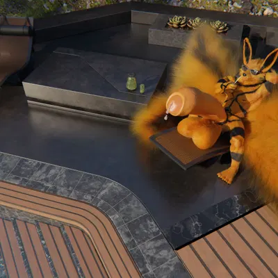 kurama (naruto, naruto (series)) created by ionwing