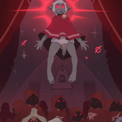 lamb (cult of the lamb) (cult of the lamb, massive monster (studio)) created by dlw