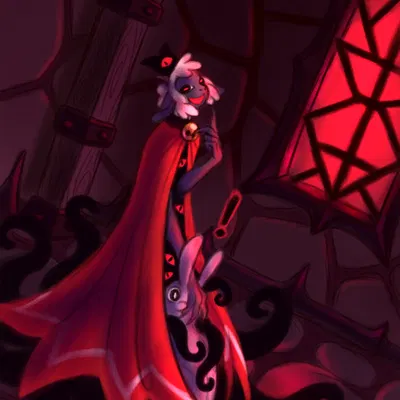 lamb (cult of the lamb), red crown (cult of the lamb) (cult of the lamb, massive monster (studio)) created by taraelblackwing