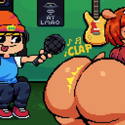 lammy lamb, parappa (parappa the rapper, sony corporation) created by nebssik