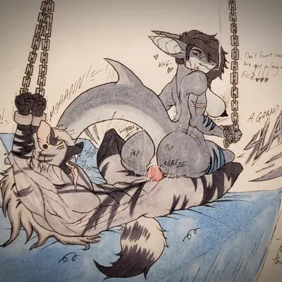 lars (roxxiedafeesh), rhys (roxxiedafeesh) created by bikerboyart