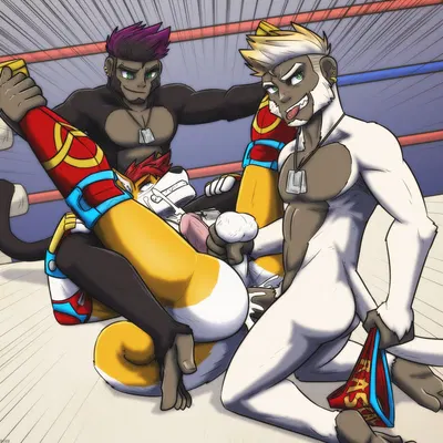 lenn (juniorjosi), mike (juniorjosi), rascal (rascal dog) created by juniorjosi