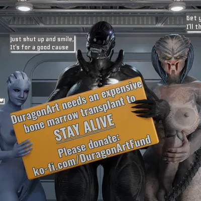 liara t'soni (alien (franchise), alien vs. predator (franchise)) created by fmrenderin