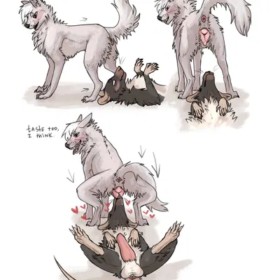 lilly (alpha and omega), milk (rodentmilk) (alpha and omega) created by kutsiihvost