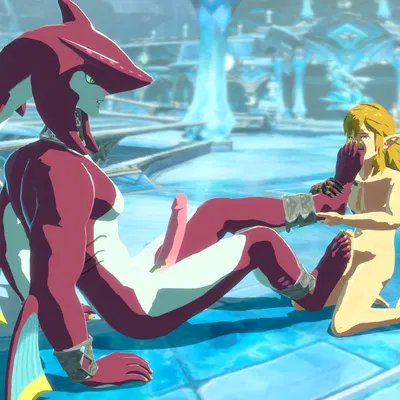 link, prince sidon (nintendo, tears of the kingdom) created by averyhyena