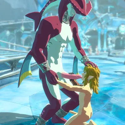 link, prince sidon (nintendo, tears of the kingdom) created by averyhyena