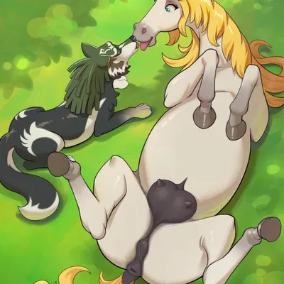 link (wolf form), princess zelda (nintendo, the legend of zelda) created by jotun22