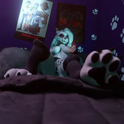 loona (helluva boss) (ac/dc, gorillaz) created by anonymousfm