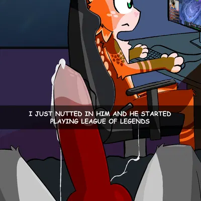 lucky blackat, stan (1223bb) (he just nut in me and started playing, league of legends) created by roxo (artist)