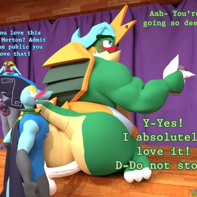 lyonidas (bouclafoutis), morton bramsay jr., toru murphy september (nepptenio (copyright), nintendo) created by albalbalb