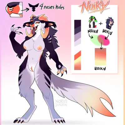 maika (nokasdungeon), noka (nokasdungeon) (asian mythology, east asian mythology) created by nokasdungeon