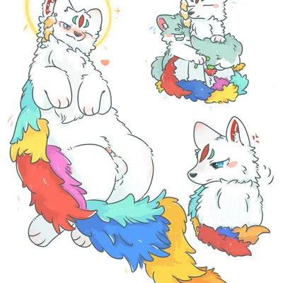 maomaolei (fabulous beasts), panhu (fabulous beasts) (fabulous beasts) created by lin1435489 (artist)