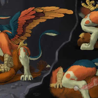 maplegryph, yksteldus (mythology) created by reku illustration