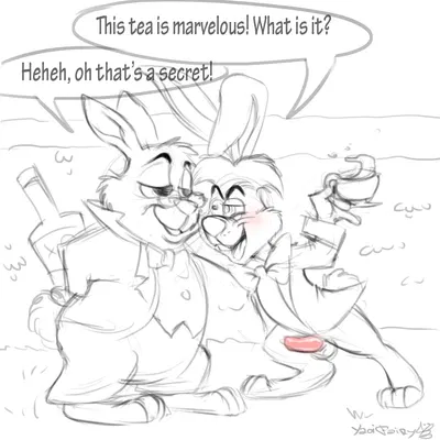 march hare (disney), the white rabbit, the white rabbit (disney) (alice in wonderland) created by yaoifairy