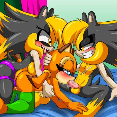 marine the raccoon, zau the tenrec, zauko the tenrec (sega, sonic the hedgehog (series)) created by sirjzau