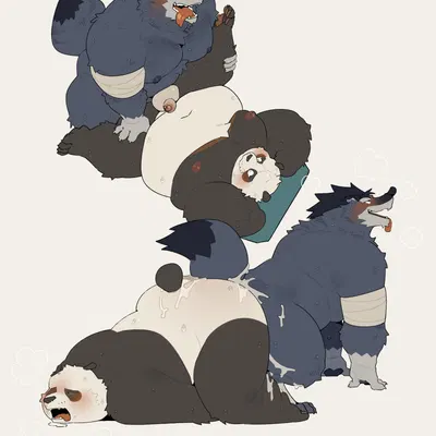 master po ping (dreamworks, kung fu panda) created by quanjiang