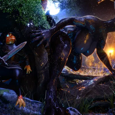 mathew kelly, skyrim werewolf (bethesda game studios, microsoft) created by dragon-v0942