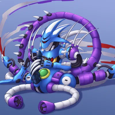 metal overlord, neo metal sonic (mythology, sega) created by kuribon