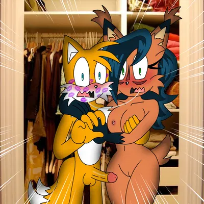miles prower, nicole the lynx (archie comics, sega) created by weebmochi69, yaboiskywardmochi1998