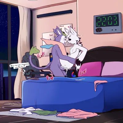 moki (mokimonky), nacho (nachokokoni) created by felino