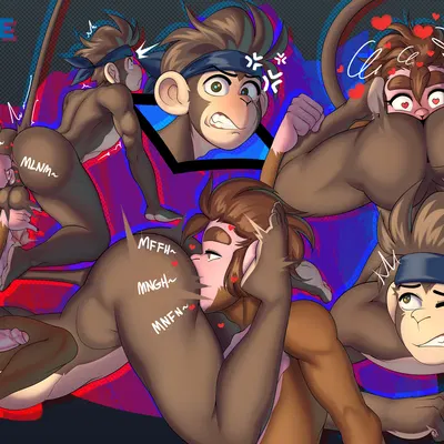 monkare (kareca), zack (pazek) created by kareca