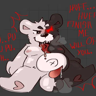 monokuma (danganronpa, spike chunsoft) created by theinternetizkillz