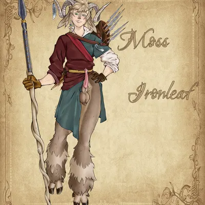 moss ironleaf (character) (dungeons and dragons, hasbro) created by jacky.blue