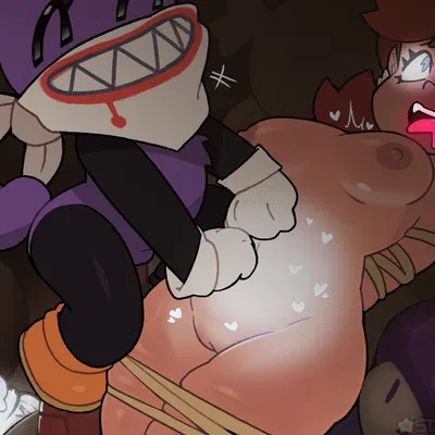 nabbit, princess daisy (mario bros, nintendo) created by star rifle