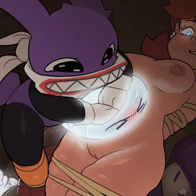 nabbit, princess daisy (mario bros, nintendo) created by star rifle