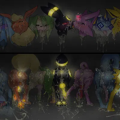 nintendo, pokemon created by skinkbutt (artist)