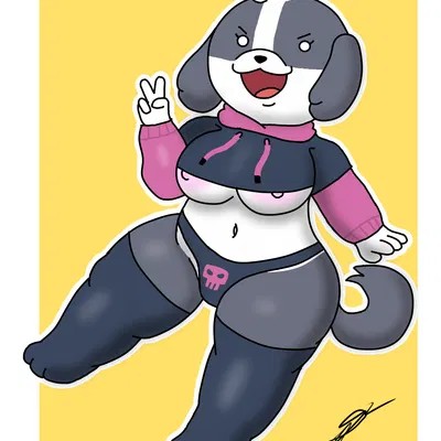 nomi (dogs in space) (dogs in space, meme clothing) created by d13w0tt (artist)