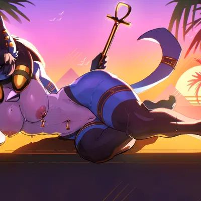 nubia (vulfox), ruins style lucario (nintendo, pokemon) created by muart242