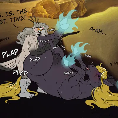 nyx (nightfaux), siegfried (nightfaux) created by emulsified bungus