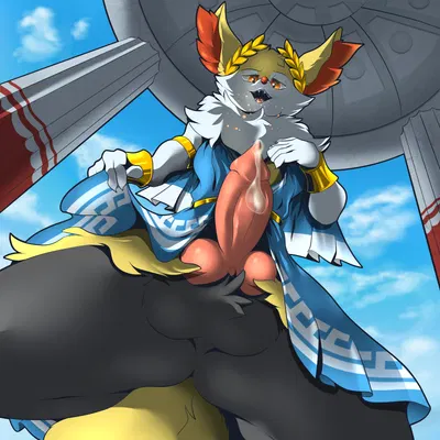 orion the braixen (j-naz) (nintendo, pokemon) created by j-naz