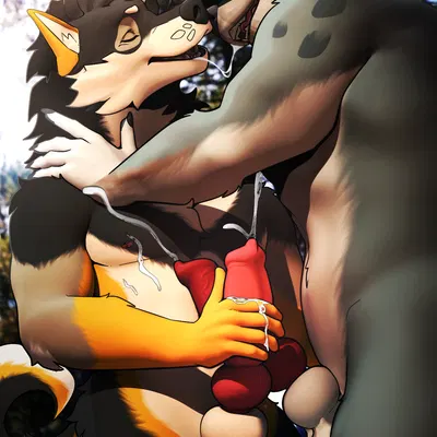 parker (peanut), rex (rexsky) created by peanut (artist)