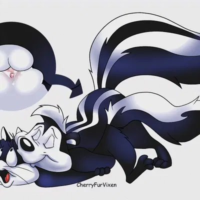penelope pussycat, pepe le pew (looney tunes, warner brothers) created by cherryfurvixen