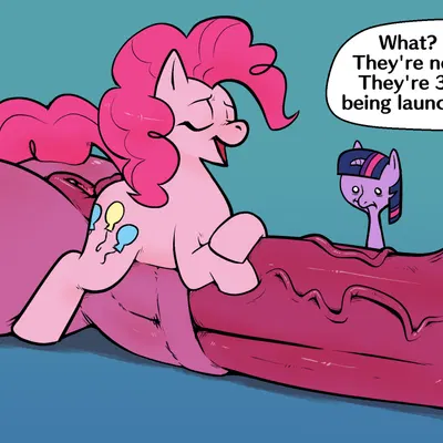 pinkie pie (mlp), twilight sparkle (mlp) (friendship is magic, hasbro) created by hammy