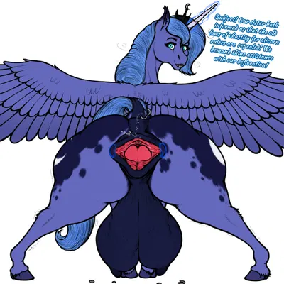 princess luna (mlp) (friendship is magic, hasbro) created by hermaeus xerxes