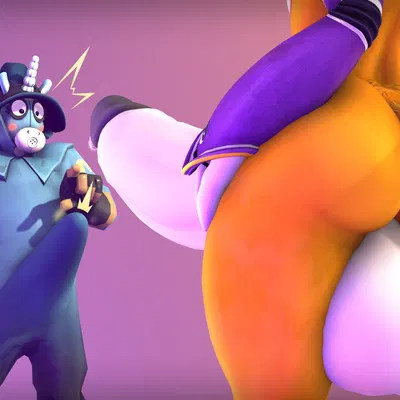 pyro (team fortress 2), warfare renamon (bandai namco, digimon) created by not person420