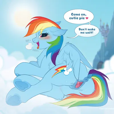 rainbow dash (mlp) (friendship is magic, hasbro) created by kanaeshka