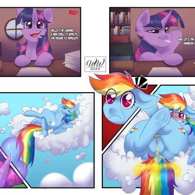 rainbow dash (mlp), twilight sparkle (mlp) (friendship is magic, hasbro) created by ki'jo hyena