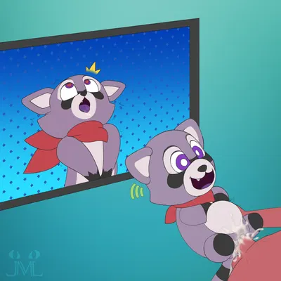 rambley raccoon (indigo park) created by jm-luxro