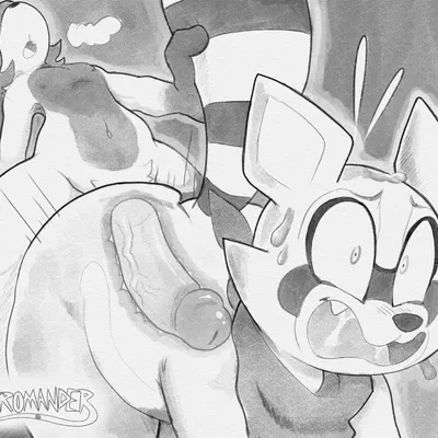 rambley raccoon (indigo park) created by retromander