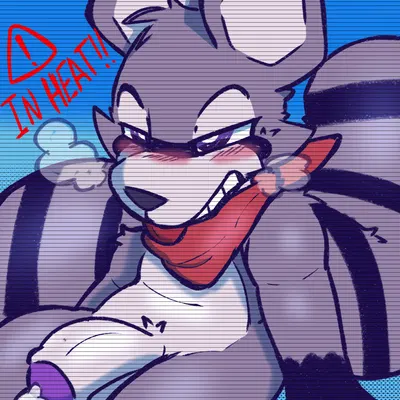 rambley raccoon (indigo park) created by zoryxwashere