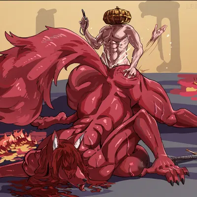 red wolf of radagon, tarnished (elden ring) (elden ring, fromsoftware) created by lemonbizate