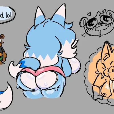 renni ultrafox (character) created by lyraarts