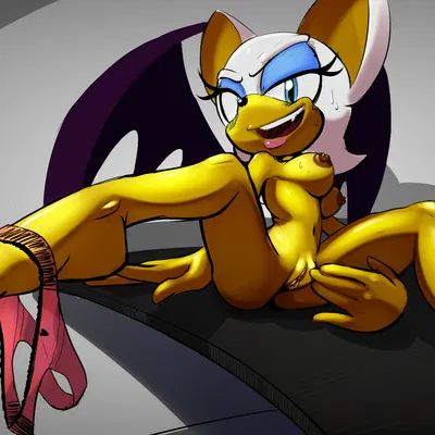rouge the bat (sega, sonic the hedgehog (series)) created by spikeybluething