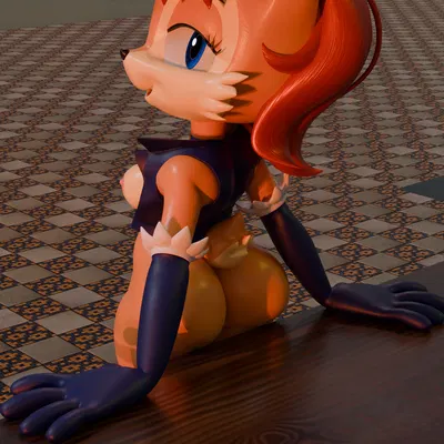 sally acorn (archie comics, sega) created by rotalice2