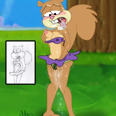 sandy cheeks (nickelodeon, spongebob squarepants) created by bolillo werito